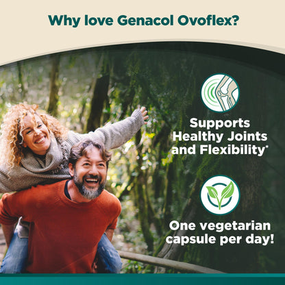 Genacol Ovoflex – Natural Eggshell Membrane Supplement, Support Healthy Joints & Flexibility, Vegetarian Solution for Joint Care, Results in 7 Days, Value Pack, 60 Capsules (60-Day Supply) - Maple Wellness Supplements