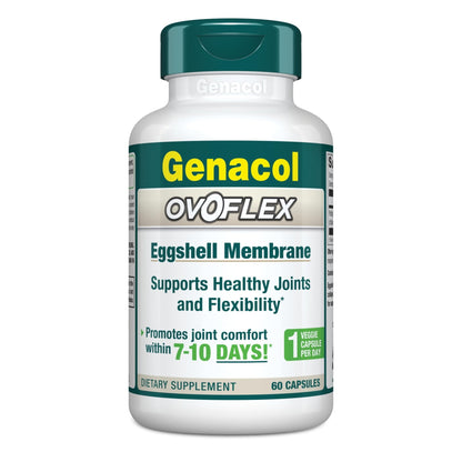 Genacol Ovoflex – Natural Eggshell Membrane Supplement, Support Healthy Joints & Flexibility, Vegetarian Solution for Joint Care, Results in 7 Days, Value Pack, 60 Capsules (60-Day Supply) - Maple Wellness Supplements
