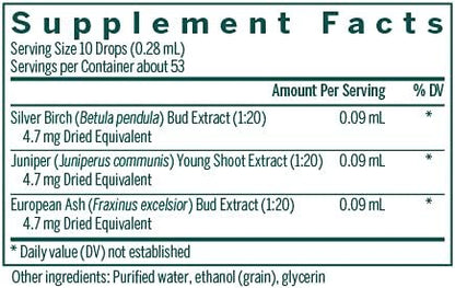Genestra Brands Uri-gen | Silver Birch, Juniper, and European Ash Herbal Supplement | 0.5 fl. oz. - Maple Wellness Supplements
