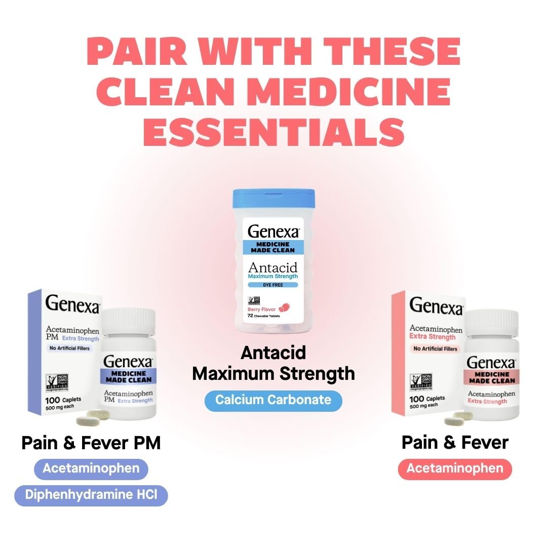 Genexa Arnica Tablets for Pain Relief Formula | Alleviate Muscle & Joint Pain, Soreness, & Stiffness | Delicious Organic Grape Flavor | Homeopathic Remedy Made Clean | 300 Chewable Tablets (3 Pack) - Maple Wellness Supplements