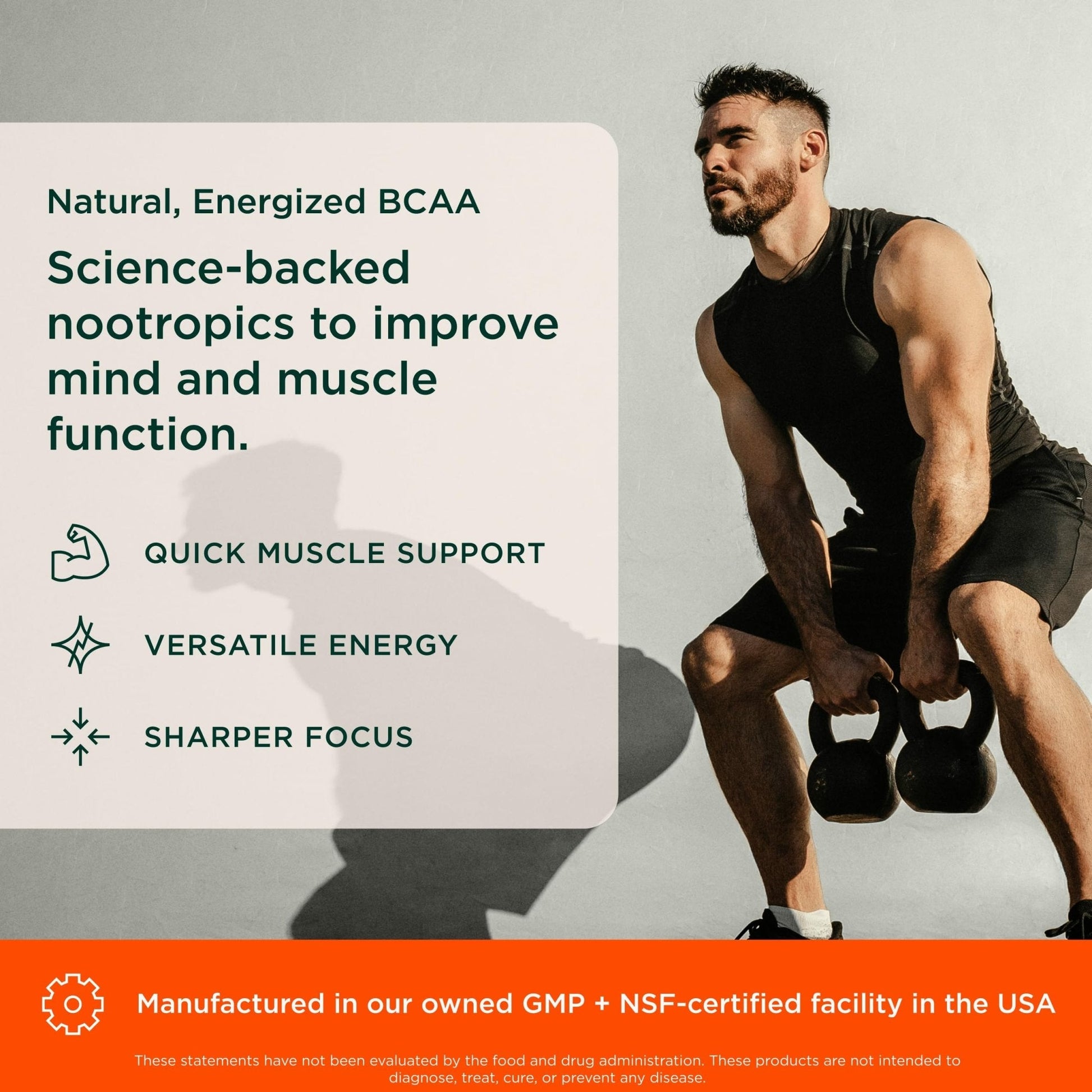 Genius BCAA Powder - 5g Vegan BCAAs L-Glutamine, Cognizin & Rhodiola Muscle Recovery Energy Support 100mg Caffeine Pre, Intra, Post-Workout Nootropic Supplement for Focus & Performance - Grape Limeade - Maple Wellness Supplements
