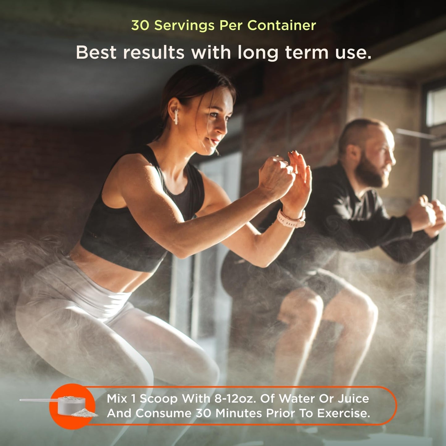 Genius L-Arginine Nitric Oxide Powder - Fermented L- Arginine Nutritional Supplements & Nitric Oxide Booster - Pre Workout, Natural Muscle Builder - 30 Servings, Lemon - Maple Wellness Supplements