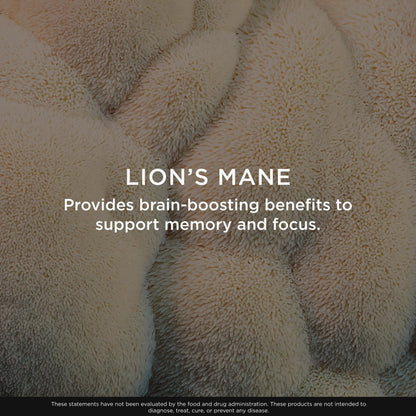 Genius Lion's Mane Soft Chews Supplement – Nootropic Mushroom for Focus, Clarity, Memory, Energy, Brain Health Support – Salted Caramel Flavor - Maple Wellness Supplements