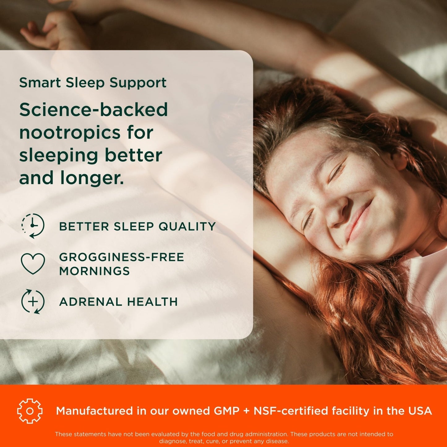 Genius Sleep AID - Smart Sleeping Pills Supplement - Relaxation Enhancer and Mood Support w/Inositol, L-Theanine & Glycine - 40 Capsules - Maple Wellness Supplements