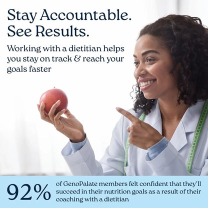 GenoPalate Nutrition DNA Test Kit | 100+ Optimal Foods & Tailored Diet | Genetic Health Report & Personalized Wellness | Macro & Micronutrient Recommendations | Stress & Eating Insights - Maple Wellness Supplements