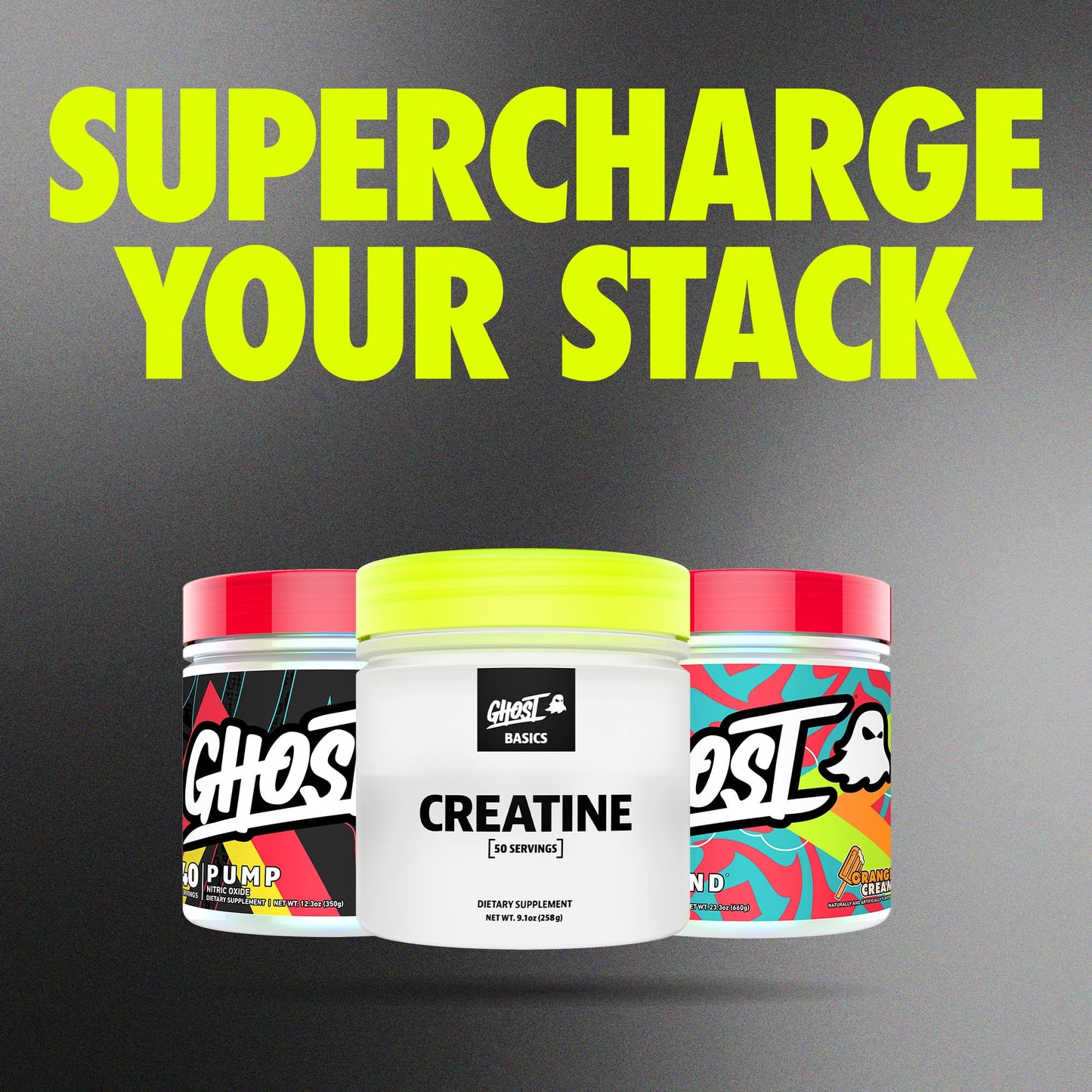GHOST Basics Creatine Monohydrate Powder for Men & Women – 5G Creapure Creatine Workout Supplement for Muscle Gain – Vegan, Soy Free & Gluten Free - 50 Servings - Maple Wellness Supplements