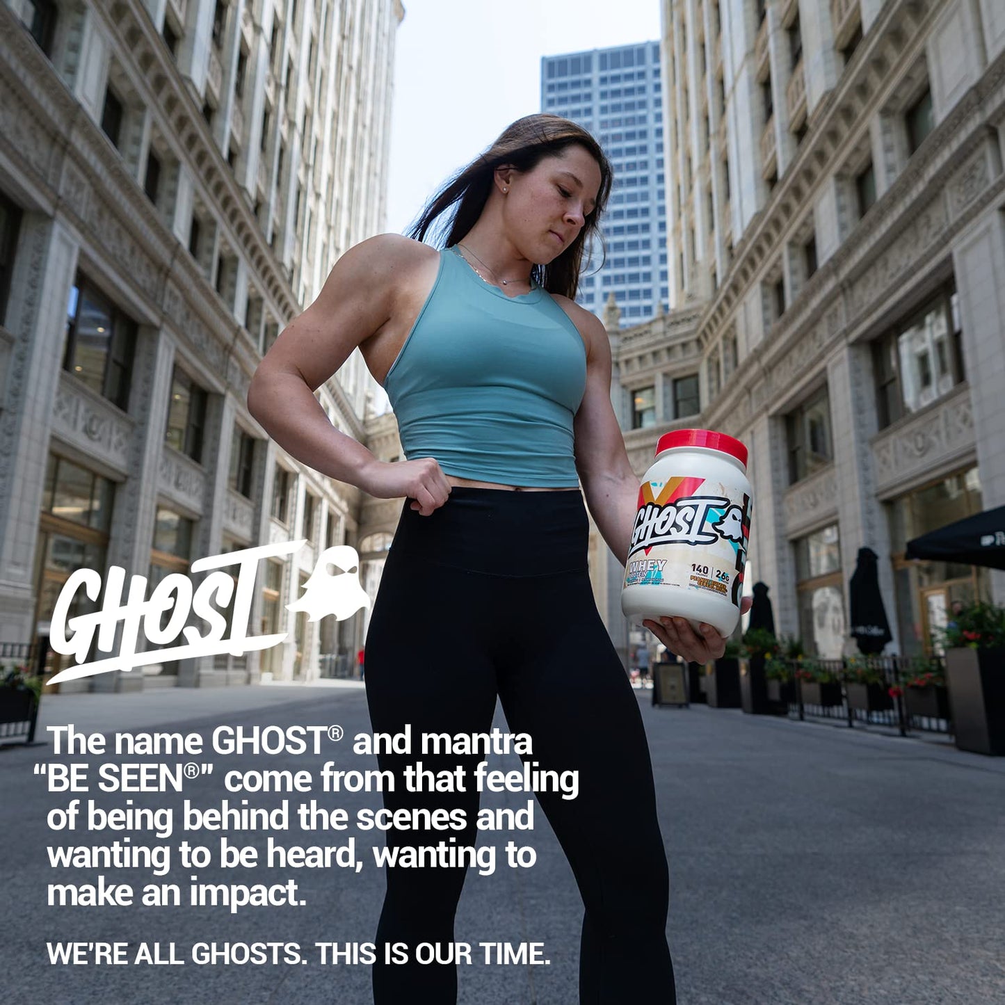 GHOST Whey Protein Powder, Peanut Butter Cereal Milk - 2LB Tub, 26G of Protein - Maple Wellness Supplements