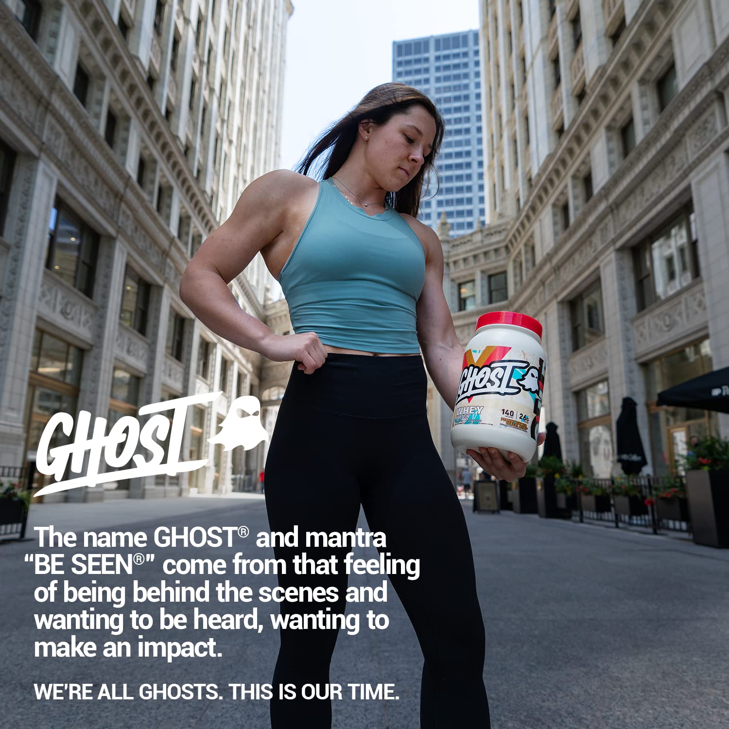 GHOST Whey Protein Powder, Peanut Butter Cereal Milk - 2LB Tub, 26G of Protein - Maple Wellness Supplements