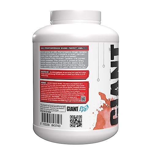 Giant Edge Series 100% Whey Protein Isolate - 25g Pure Whey Isolate - Zero Sugar - Maple Wellness Supplements
