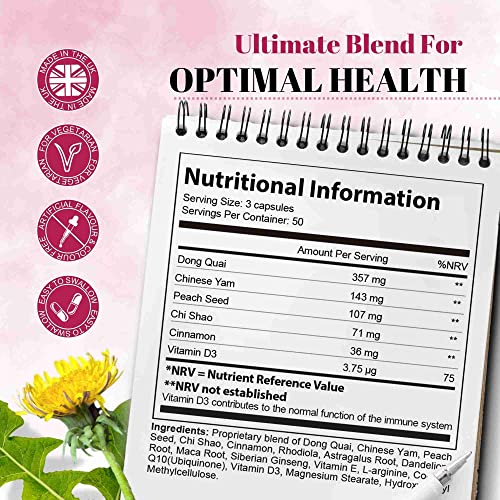 GinSen MyUterus Care for Women’s Warm Uterus, Pregnancy & Menstrual Wellness - Maple Wellness Supplements