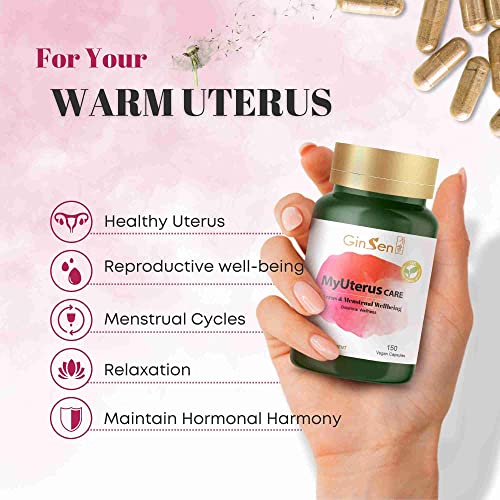 GinSen MyUterus Care for Women’s Warm Uterus, Pregnancy & Menstrual Wellness - Maple Wellness Supplements