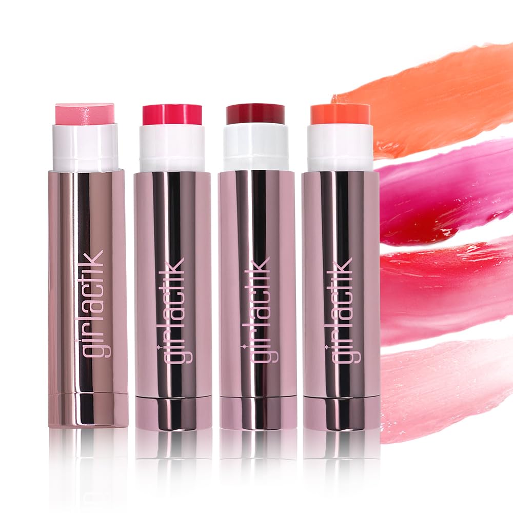 Girlactik Jello Gloss Lip Balm – Hydrating Lip Gloss with Natural Shine, Pink Lemonade Scent, Moisturizing, and Smooth, Perfect for Everyday Lip Care with a Glossy Finish, 0.15 oz (Glossiest) - Maple Wellness Supplements