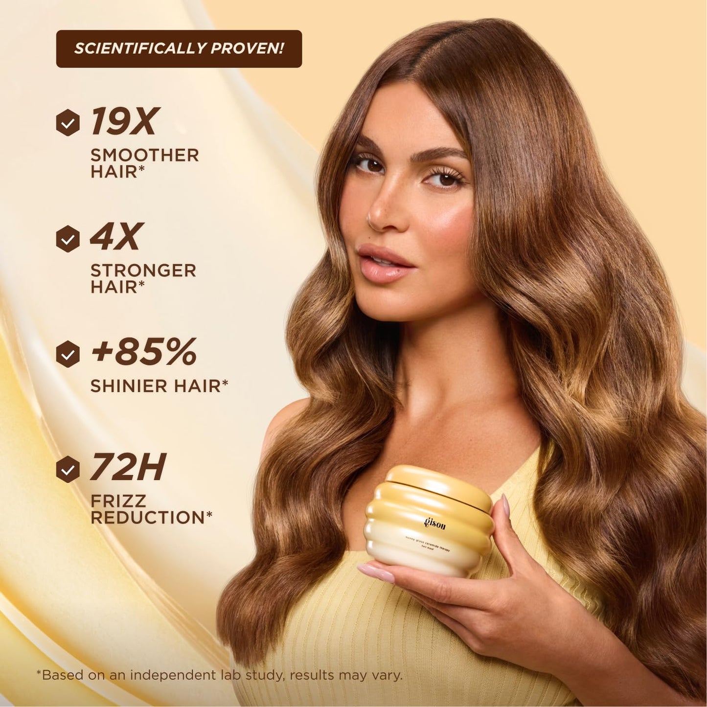 Gisou Honey Gloss Hair Therapy Trio - Mini Shampoo, Hair Mask and Conditioner for smoother, stronger and glossier hair - Maple Wellness Supplements