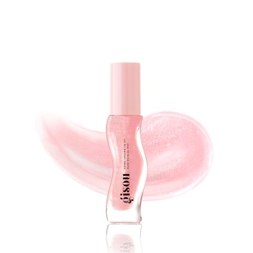 Gisou Honey Infused Hydrating Lip Oil, Nourishing Lip Moisturizer for Dry Lips (Watermelon Sugar) - Maple Wellness Supplements