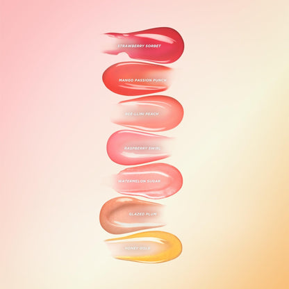 Gisou Honey Infused Hydrating Lip Oil, Nourishing Lip Moisturizer for Dry Lips (Watermelon Sugar) - Maple Wellness Supplements