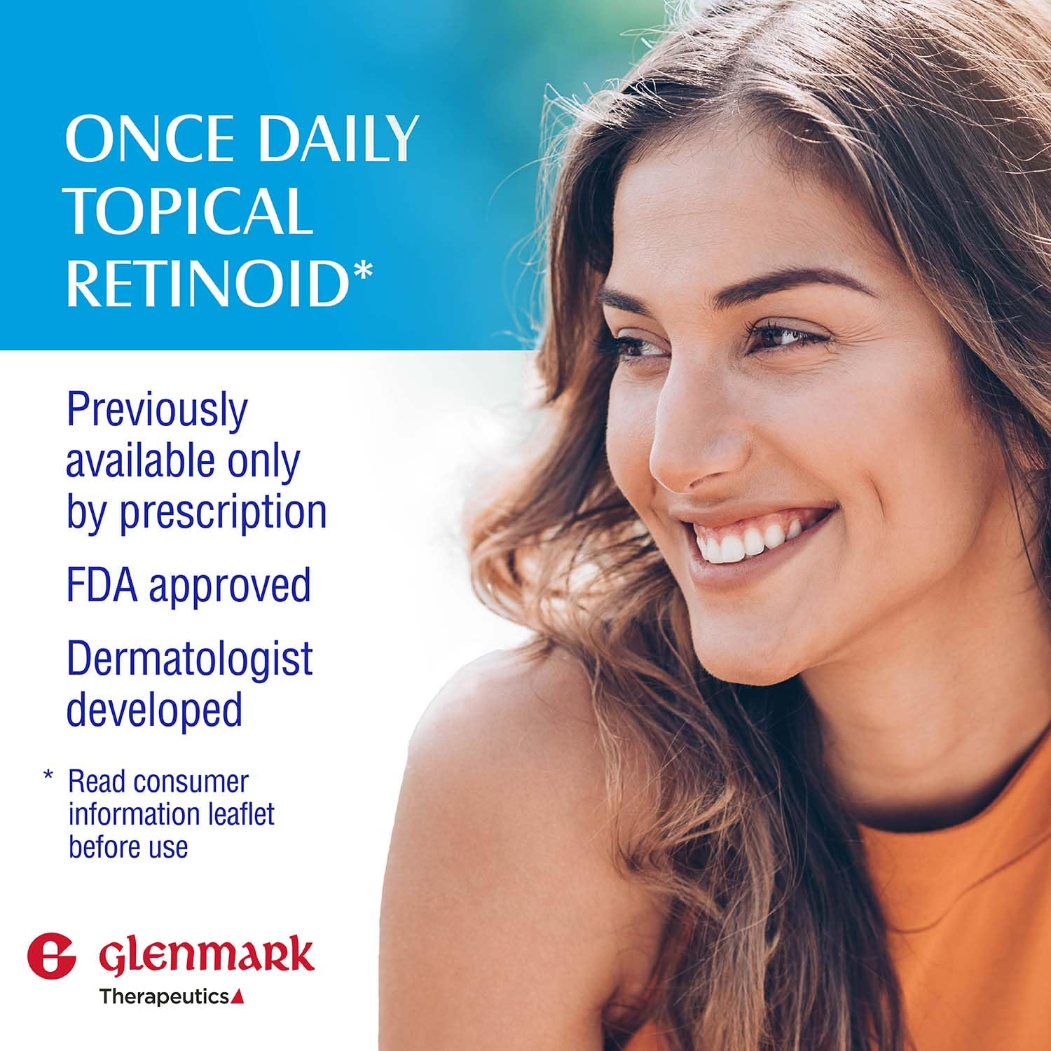 Glenmark Therapeutics Adapalene Gel 0.1% Acne Treatment, Paraben Free Topical Retinoid Cream for Face - Maple Wellness Supplements