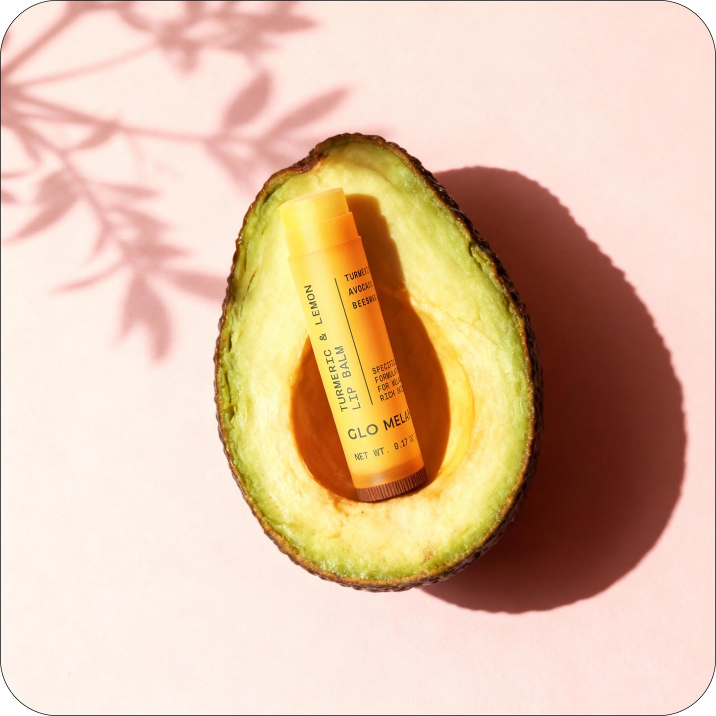 Glo Melanin All Natural Lemon and Turmeric Lip Balm - Natural Lip Balm Illuminate Your Smile - Maple Wellness Supplements