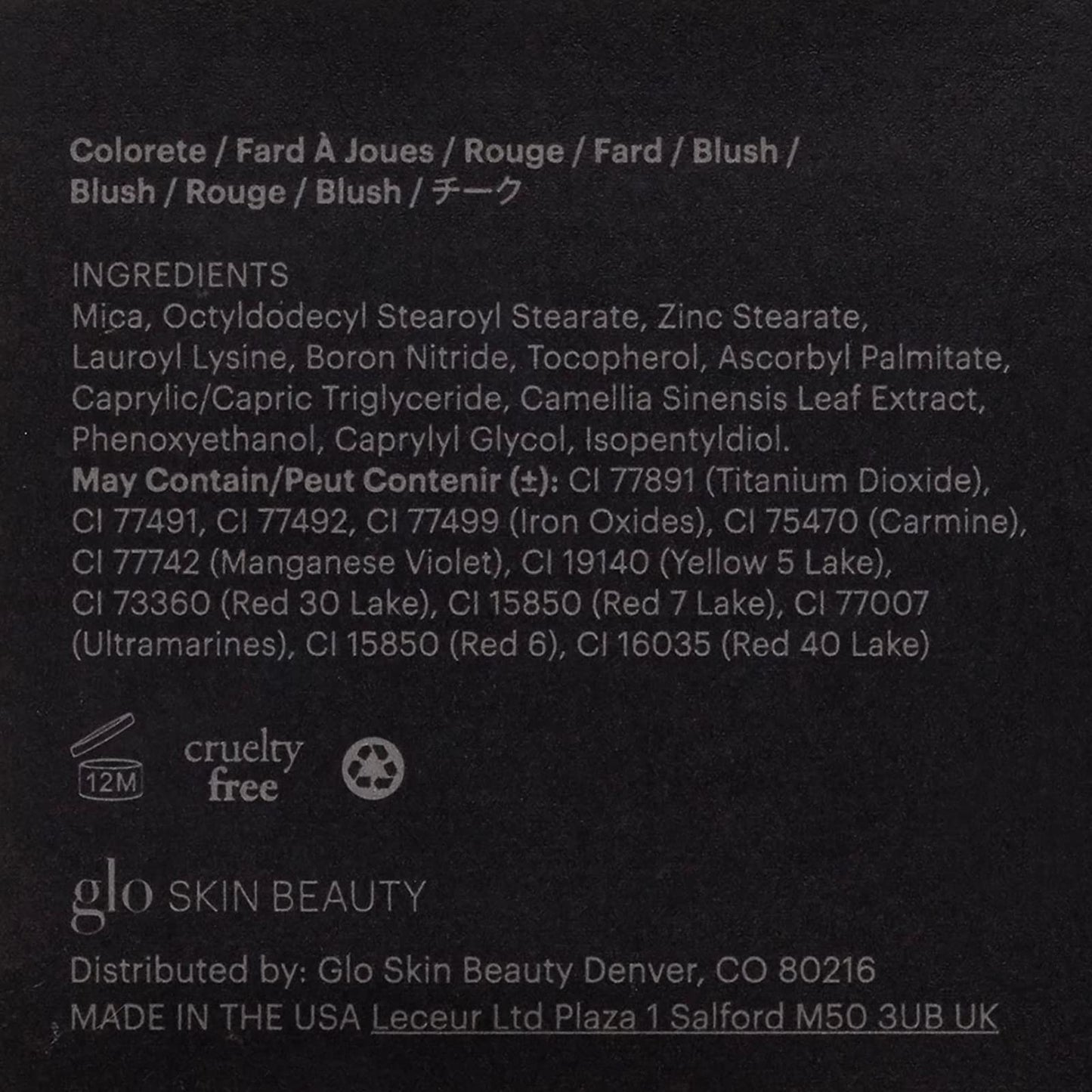 Glo Skin Beauty Blush (Sheer Petal) - Pressed Powder Blush for Cheeks, High Pigment Mineral Face Makeup Creates a Natural, Healthy Glow - Maple Wellness Supplements