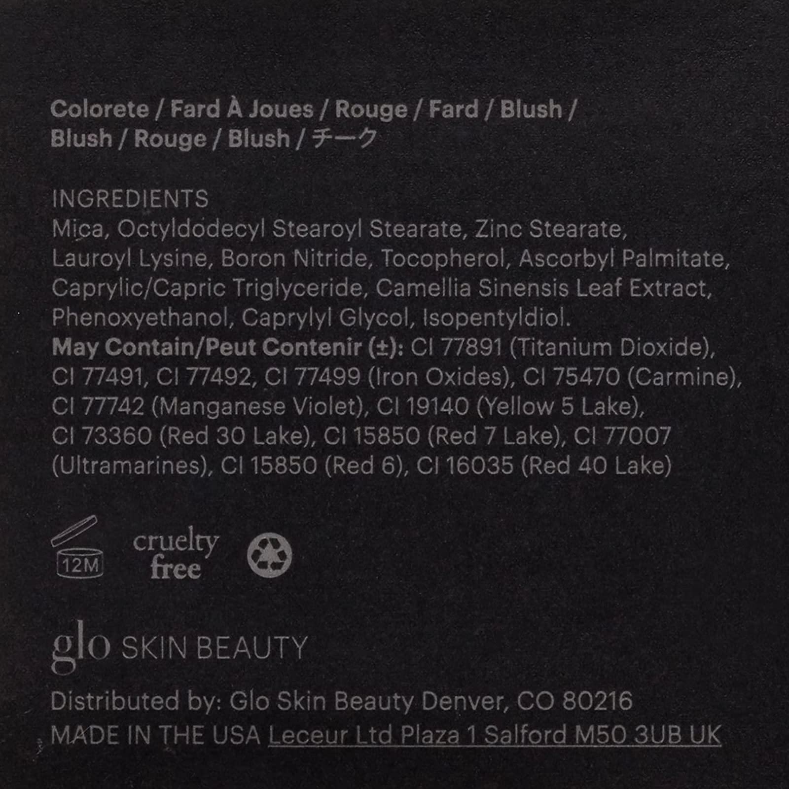 Glo Skin Beauty Blush (Sheer Petal) - Pressed Powder Blush for Cheeks, High Pigment Mineral Face Makeup Creates a Natural, Healthy Glow - Maple Wellness Supplements