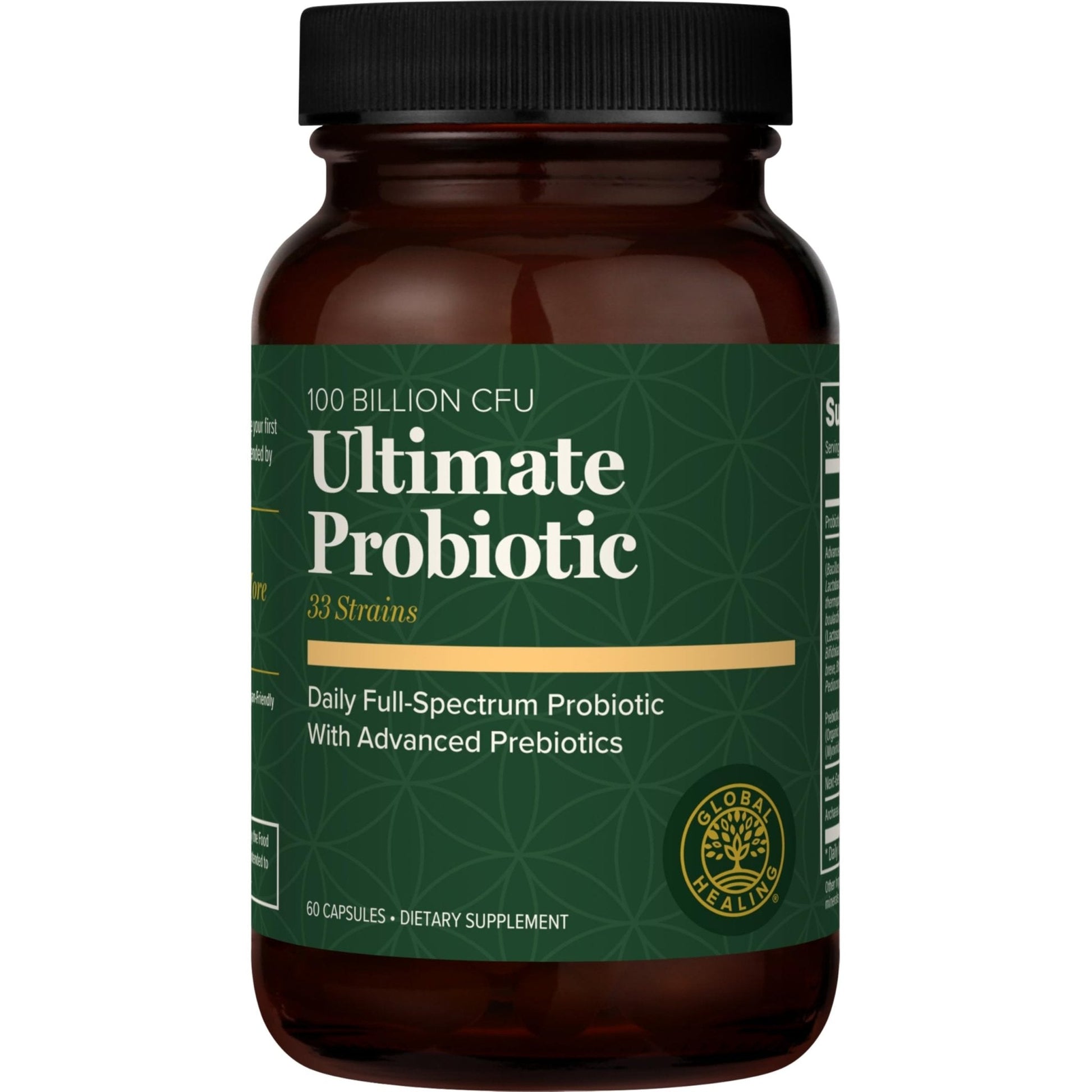 Global Healing Ultimate Probiotic Blend Supplement with Prebiotics and Probiotics for Digestive Health, Digestive Tract, & Immune System, Gut Health for Men & Women, - Maple Wellness Supplements