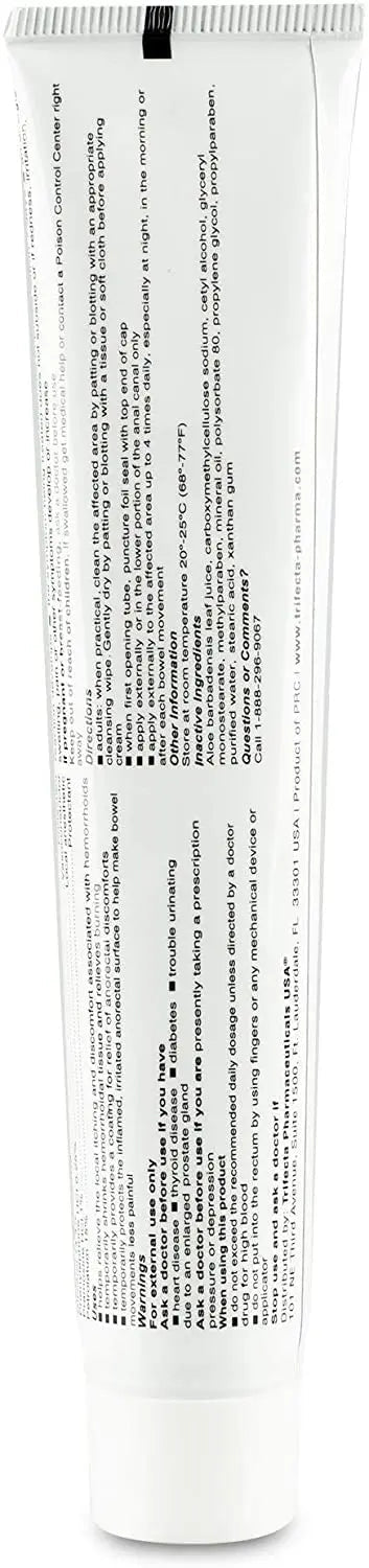Globe Hemorrhoidal Cream, Phenylephrine HCl, Pramoxine with Aloe, Relief from Burning, Itching and Discomfort of Hemorrhoids, 1.8 Ounces - Maple Wellness Supplements