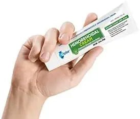 Globe Hemorrhoidal Cream, Phenylephrine HCl, Pramoxine with Aloe, Relief from Burning, Itching and Discomfort of Hemorrhoids, 1.8 Ounces - Maple Wellness Supplements