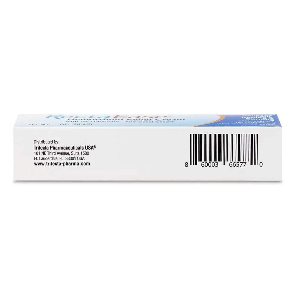 Globe RectaEase 5% Lidocaine (3 Pack) Hemorrhoid Relief Cream 1 oz Tube, Anorectal Cream, Rapid Numbing Relief, Hemorrhoid Treatment from Itch and Burn - Maple Wellness Supplements
