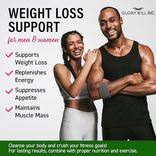 Glory Will Inc Weight Loss Drops Natural Detox Made in USA - Diet Drops for Fat Loss - Maple Wellness Supplements