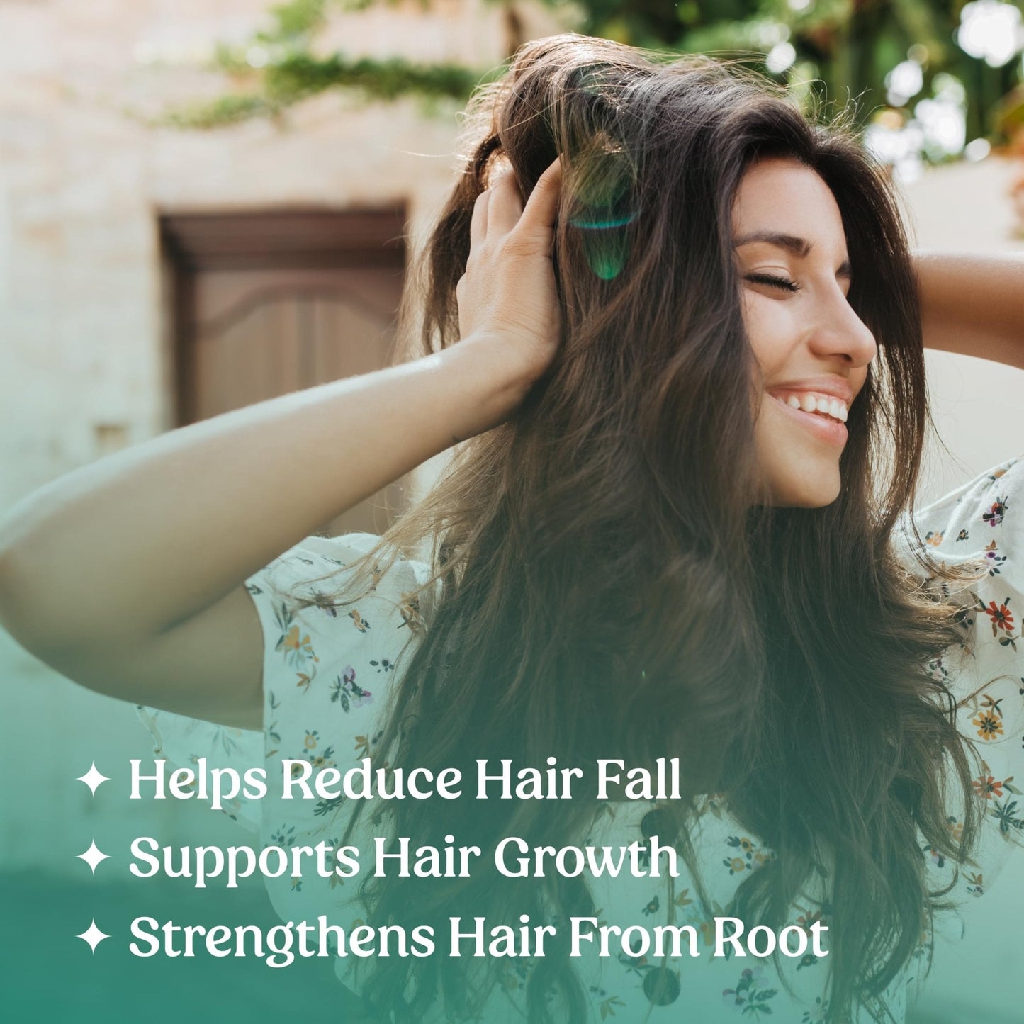 Glosense Hair You Glo – Plant-Based Biotin Supplement | Hair Growth Drink | Natural Hair Vitamins Powder with Amla, Sea Buckthorn, Gotu Kola | No Added Sugar, No Added Flavours | 30 Servings - Maple Wellness Supplements