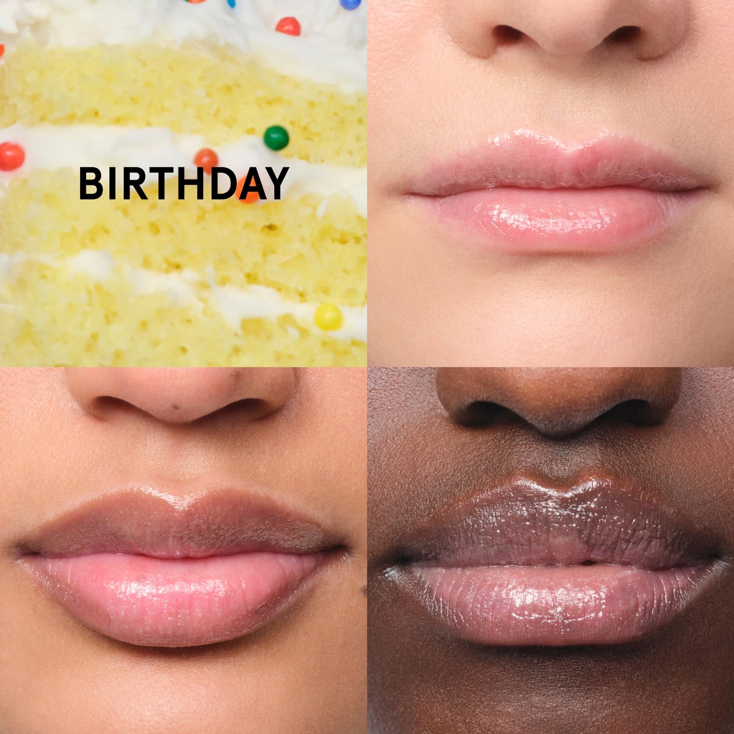 Glossier Balm Dotcom Hydrating Lip Balm - Universal Salve, Up to 12Hr Moisture - Lanolin, Beeswax & Castor Oil for Dry Lips, Cuticles & Skin - Birthday, Clear Soft Shimmer, 15ml - Maple Wellness Supplements
