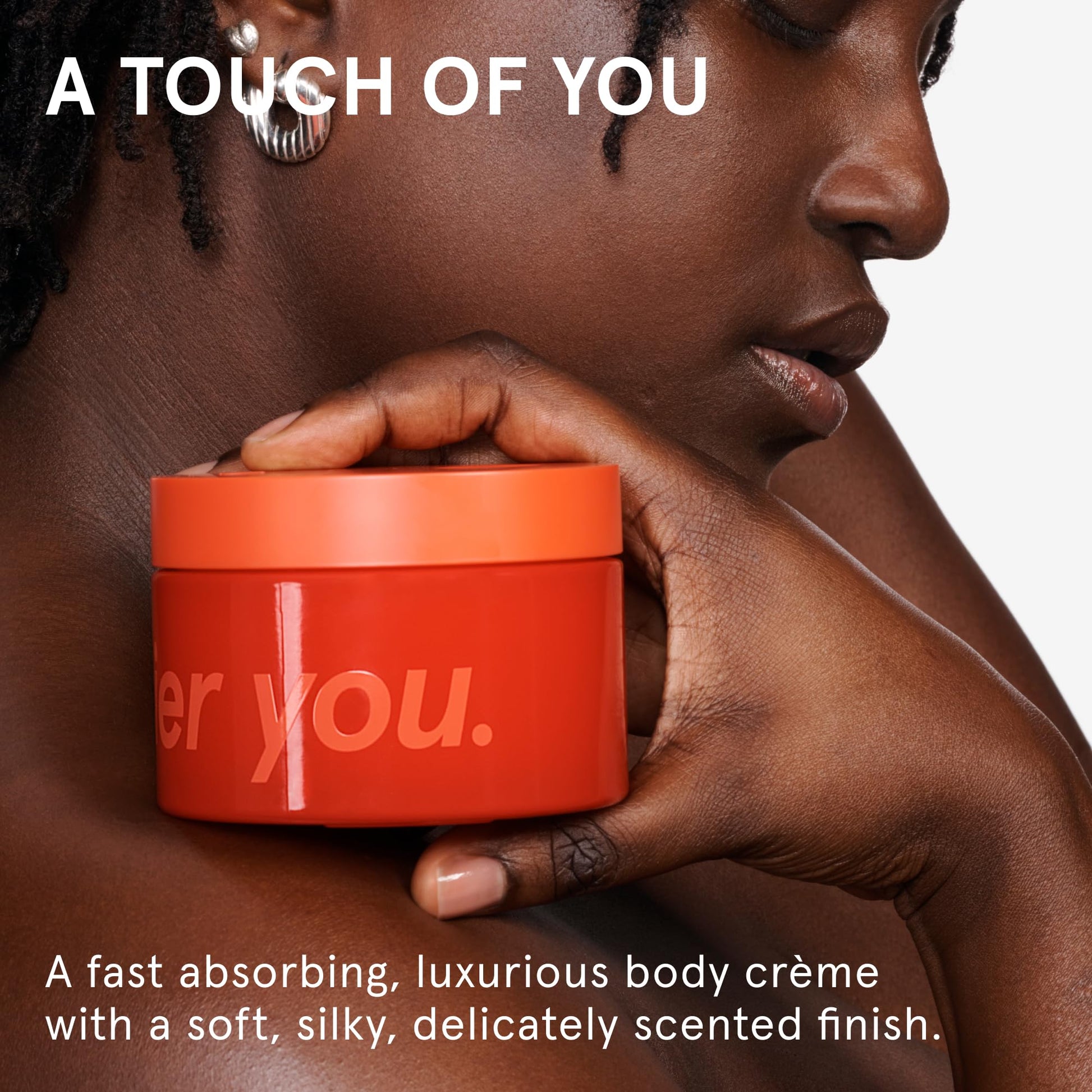 Glossier Crème de You Dry-Touch Body Butter - Signature You Fragrance Scented Body Cream for Dry Skin & 24 Hour Hydration - Shea Butter & Jojoba Oil - Warm & Spicy - Dermatologist-Tested, Vegan, 215ml - Maple Wellness Supplements