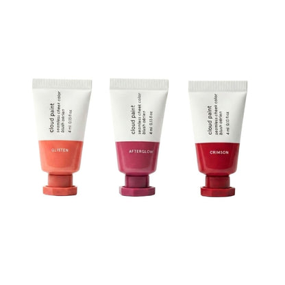 Glossier Mini Cloud Paint Blush Trio Holiday Gift Set: Crimson, Glisten & Afterglow - Maple Wellness Supplements