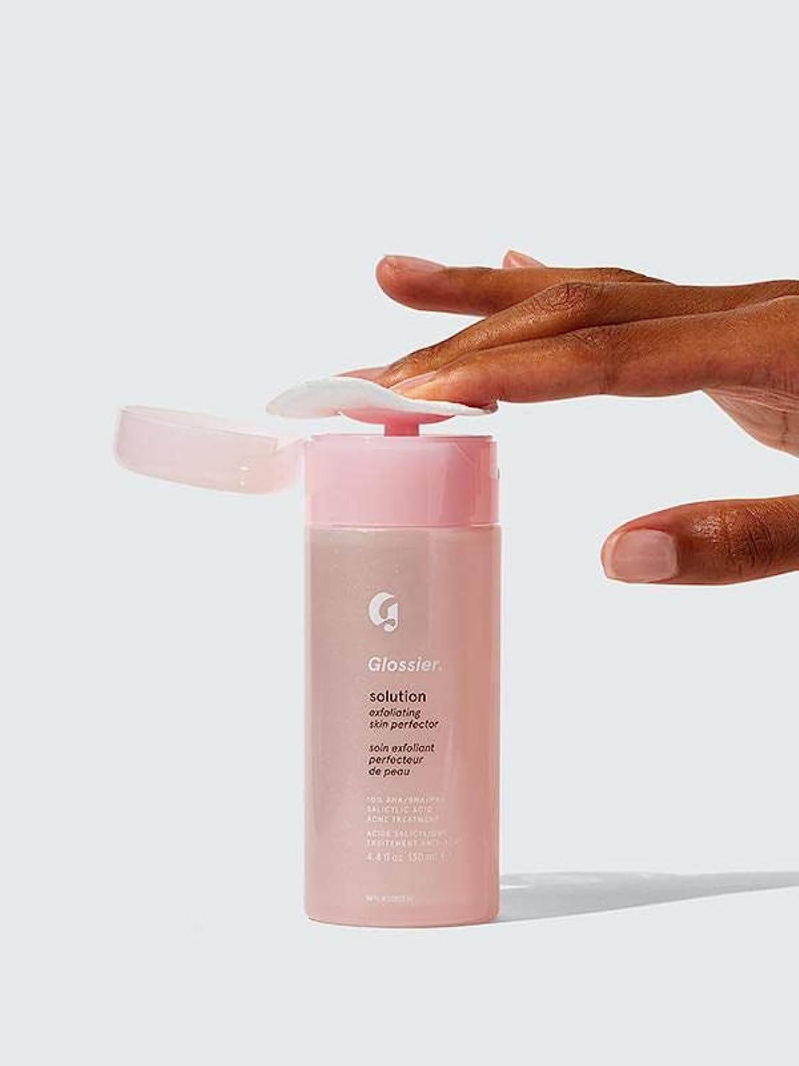 Glossier Solution exfoliating skin perfector 4.4 fl oz / 130 ml - Maple Wellness Supplements