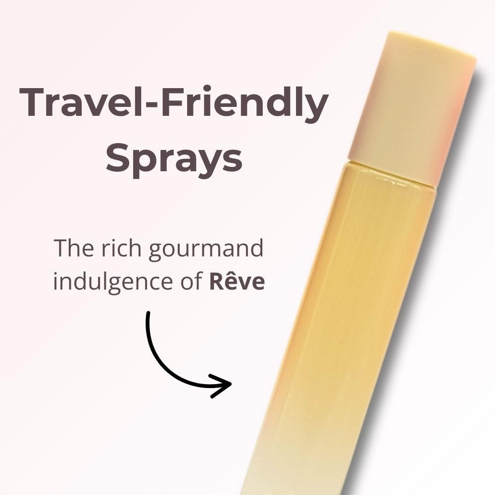 Glossier You Discovery Travel Perfume Spray Gift Set - Limited Edition Trio: Warm Clean, Serene Woody, Dreamy Gourmand Scents - You, Doux, Rêve. - Maple Wellness Supplements