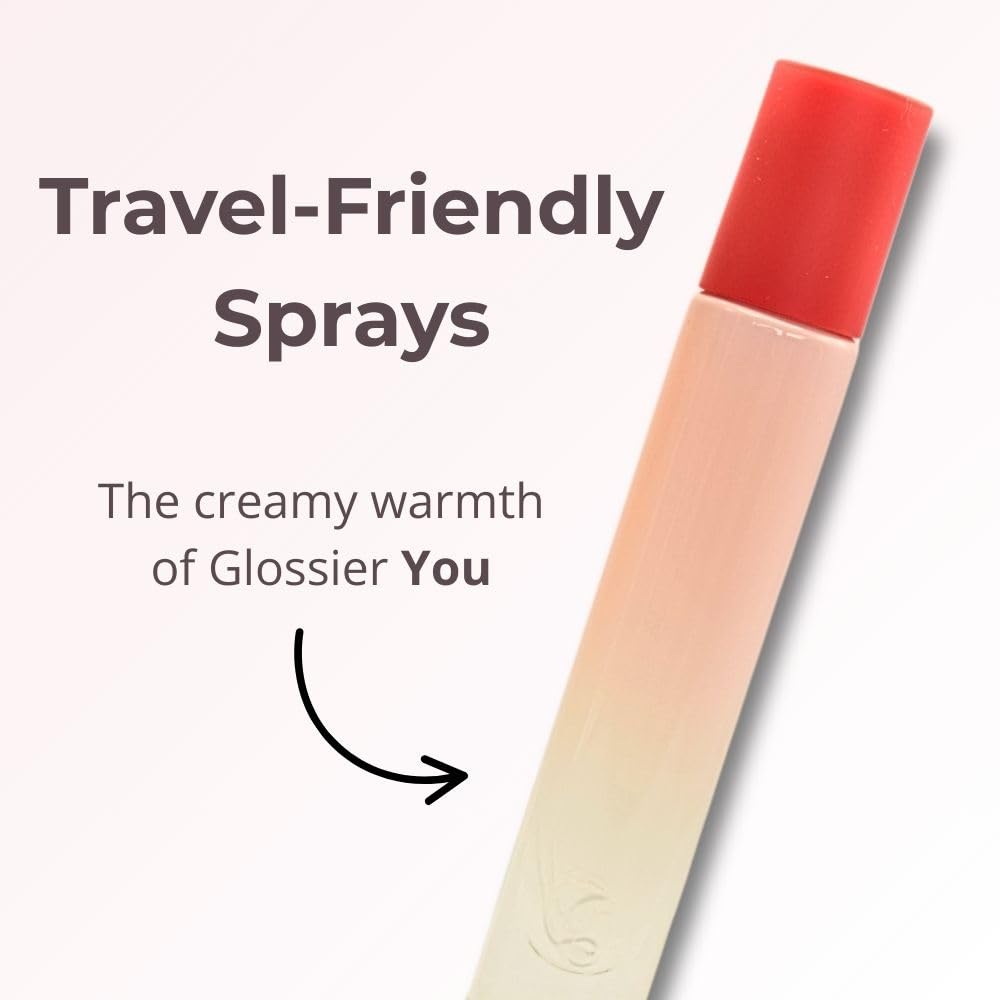 Glossier You Discovery Travel Perfume Spray Gift Set - Limited Edition Trio: Warm Clean, Serene Woody, Dreamy Gourmand Scents - You, Doux, Rêve. - Maple Wellness Supplements