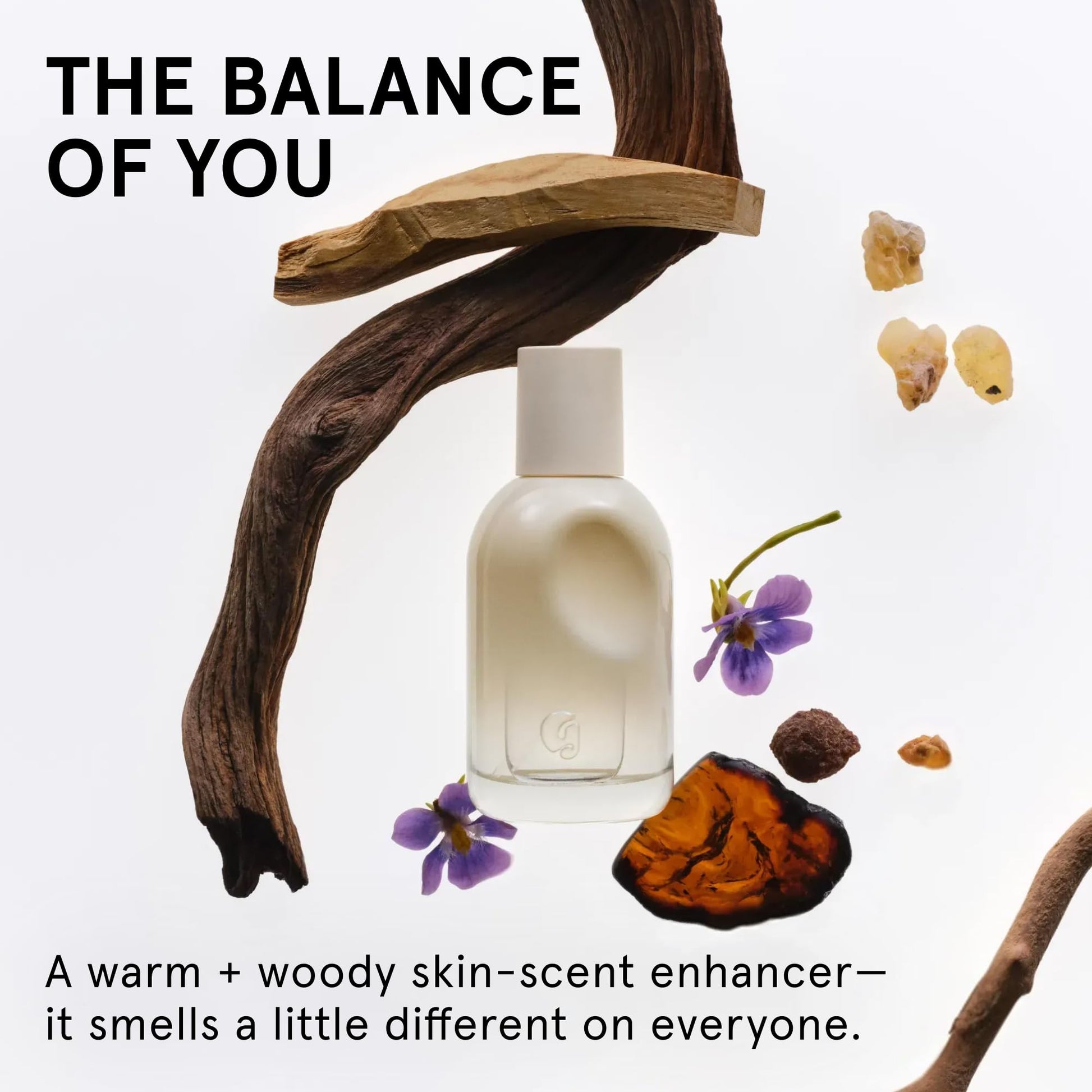 Glossier You Doux Eau de Parfum - Unisex Fragrance for Men & Women, Skin-Scent Enhancer Smells Different on Everyone - Earthy Woody Perfume with Sweet Violet, Palo Santo & Ambrox Base Notes, 100ml - Maple Wellness Supplements