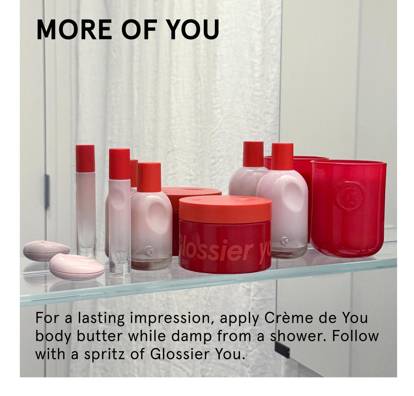 Glossier You Eau de Parfum - Unisex Fragrance for Men & Women, Skin-Scent Enhancer Smells Different on Everyone - Musky, Warm & Spicy Perfume with Pink Pepper, Iris & Ambrox Base Notes, 50ml - Maple Wellness Supplements