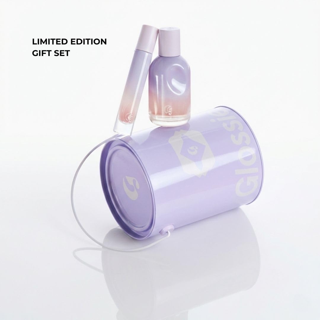 Glossier You Fleur Duo Perfume Gift Set: Fresh Floral Eau de Parfum with Ylang-Ylang, Apricot Skin & Ambrox Notes - Maple Wellness Supplements