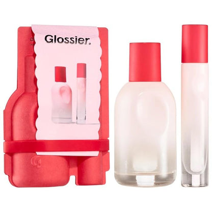 Glossier You Limited Edition Eau de Parfum Holiday Gift Set - Full Size Spray (1.7oz / 50ml) and Travel Size Rollerball (0.27oz / 8ml) - Maple Wellness Supplements