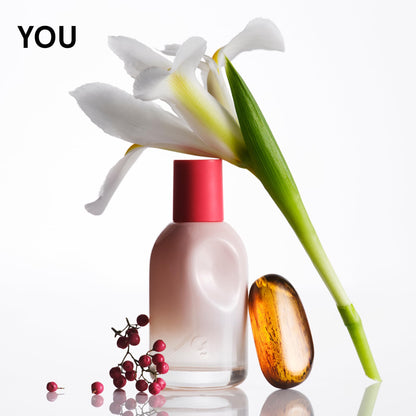 Glossier You Mini Wardrobe Fragrance Set - 4 Unisex Travel Size Eau de Parfum for Women & Men - Skin-Scent Enhancer Perfume Sampler, Smells Different on Everyone - You, Fleur, Doux, Rêve - 1.5ml Each - Maple Wellness Supplements