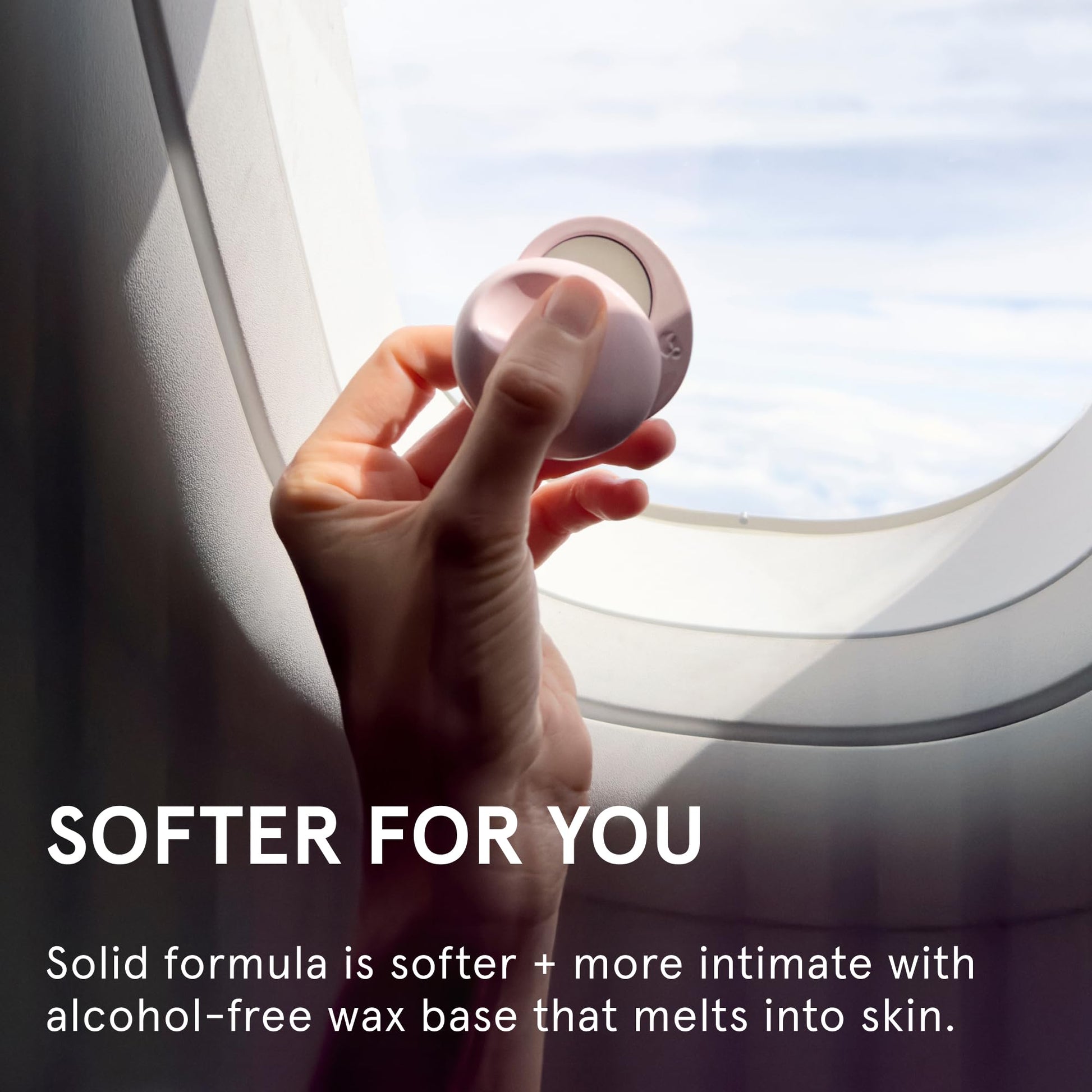 Glossier You Solid Perfume - Unisex Fragrance for Women & Men in Refillable Compact, Alcohol-Free Balm Melts Into Skin - Buildable Warm & Spicy Scent Pink Pepper, Iris, Ambrox - Travel-Friendly, 3g - Maple Wellness Supplements