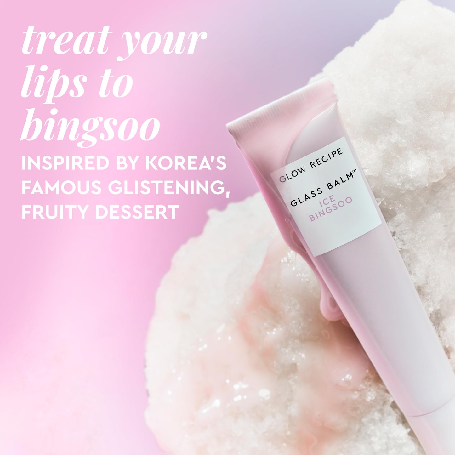 Glow Recipe Glass Balm Lip Treatment - 12Hr Hydrating Lip Balm & Moisturizer with Hyaluronic Acid to Smooth - Maple Wellness Supplements