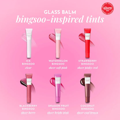 Glow Recipe Glass Balm Lip Treatment - 12Hr Hydrating Lip Balm & Moisturizer with Hyaluronic Acid to Smooth - Maple Wellness Supplements