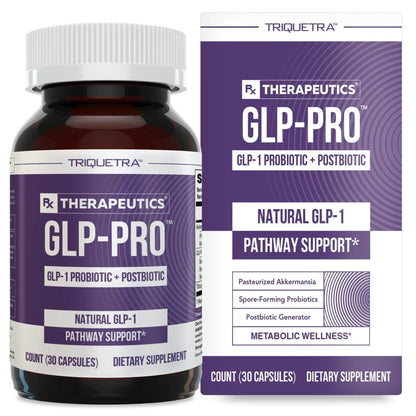 GLP-Pro™: Probiotic & Postbiotic Blend for Natural GLP-1 Support — Akkermansia MucT™, ButyraGen® Butyrate Generator & Spore Bacillus — Healthy Appetite, SCFA & Metabolic Balance — 30 Count - Maple Wellness Supplements