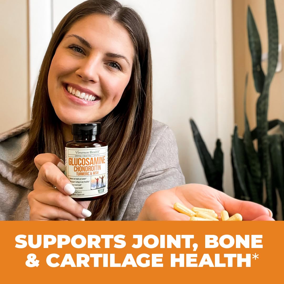 Glucosamine Chondroitin MSM Turmeric Boswellia - Joint Support Supplement. Antioxidant - Maple Wellness Supplements