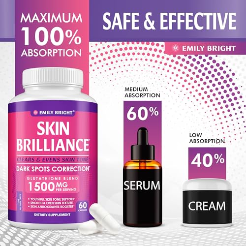 Glutathione Capsules - 1,500mcg Glutathione Supplement - Skin Tone Enhancer - Targets - Maple Wellness Supplements