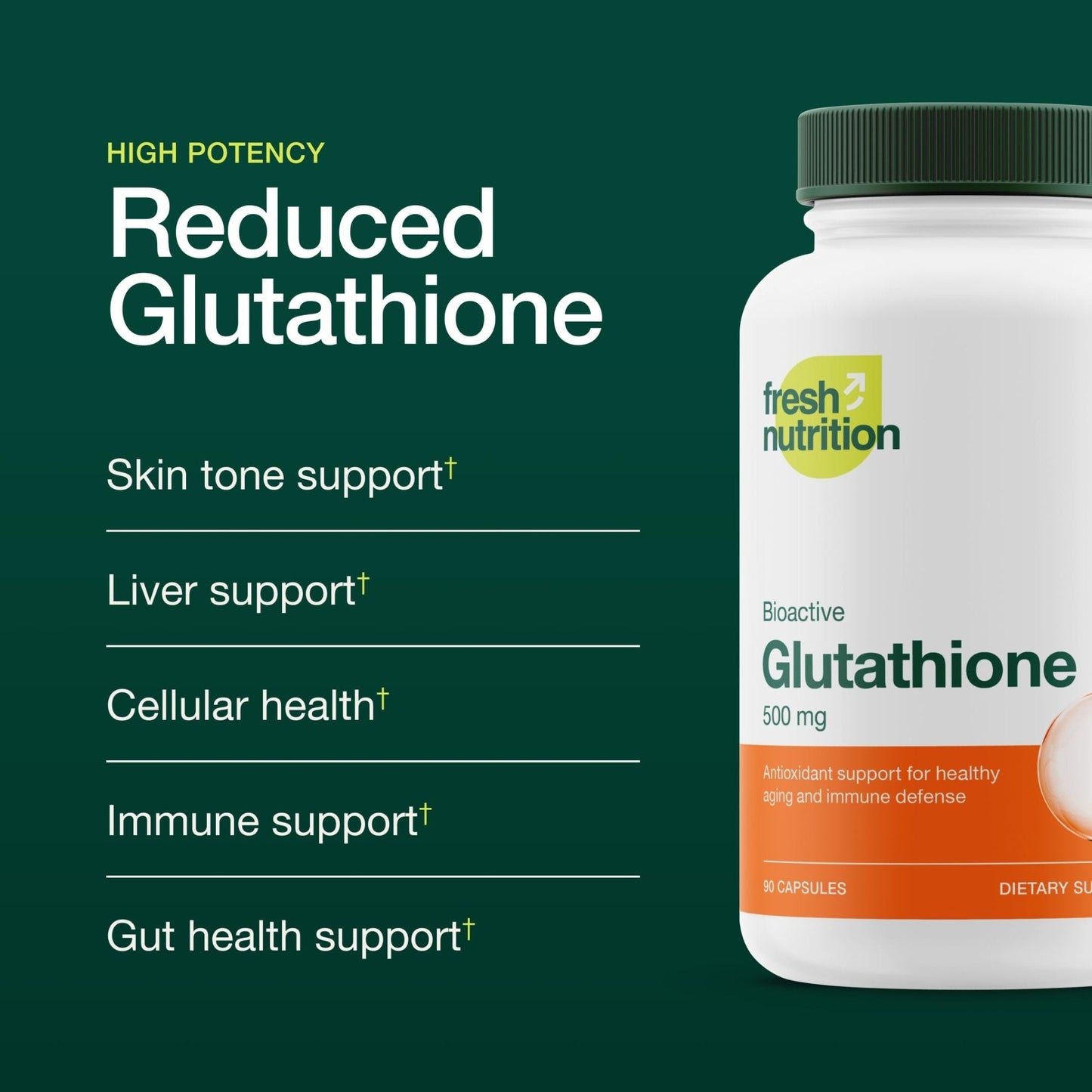 Glutathione Supplement Capsule - Strongest DNA Verified Glutathione Reduced - Vegan Friendly, Non GMO, Gluten & Soy Free - Maple Wellness Supplements