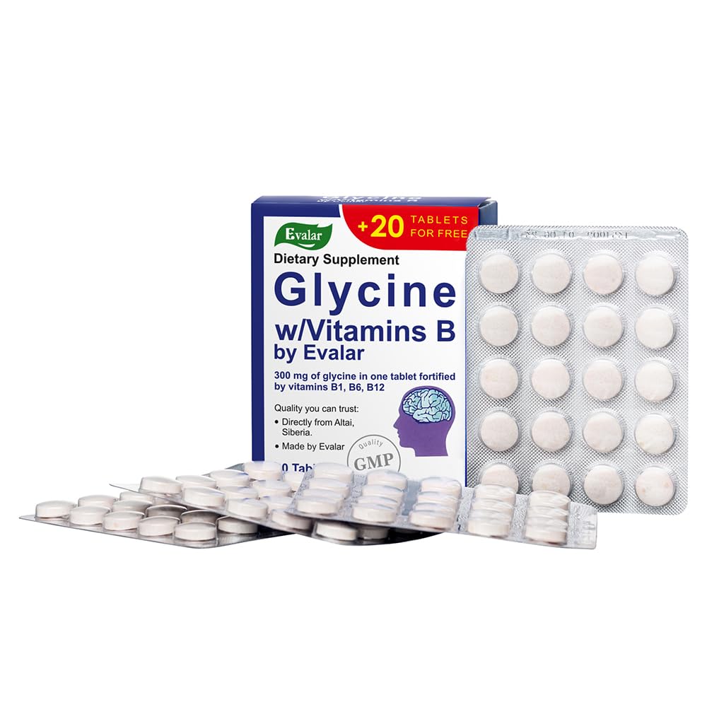 Glycine Forte Evalar 60 Tabs - Maple Wellness Supplements