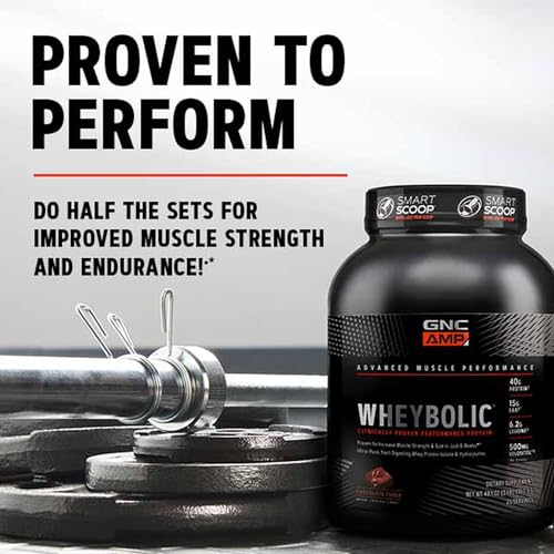 GNC AMP Wheybolic | Targeted Muscle Building and Workout Support Formula | Pure Whey - Maple Wellness Supplements