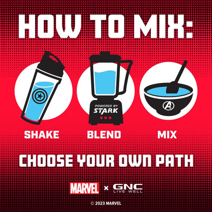 GNC Pro Performance 100% Whey - Marvel: Royal Caramel Cookie - 25 Servings - Maple Wellness Supplements